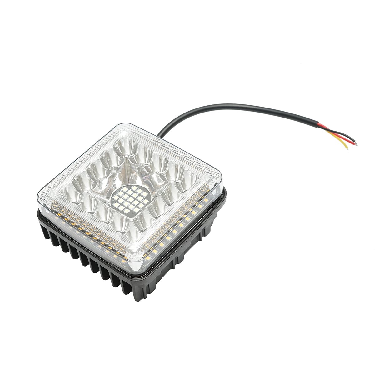 Lampa LED 9-36V, 40W, culoare alb-galben, carcasa aluminiu 110x107x50mm